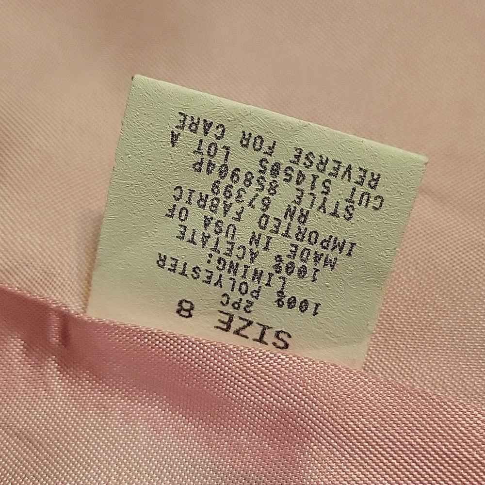 Vintage Donna Ricco New York Petite Size  8P Embroidered Dress Gray - Picture 14 of 16